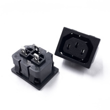 JR-121S-G High Quality China 10A 250V AC 3-Way Power Plug Socket Electronic Outlet Female Connectors Adapter Socket